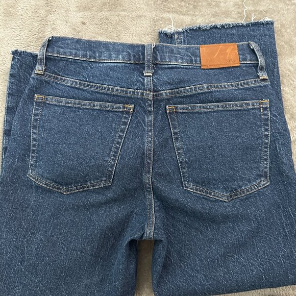 J. Crew Demi Boot Cut Crop Dark Wash Jeans Women's 27 Petite 27P - Picture 8 of 8